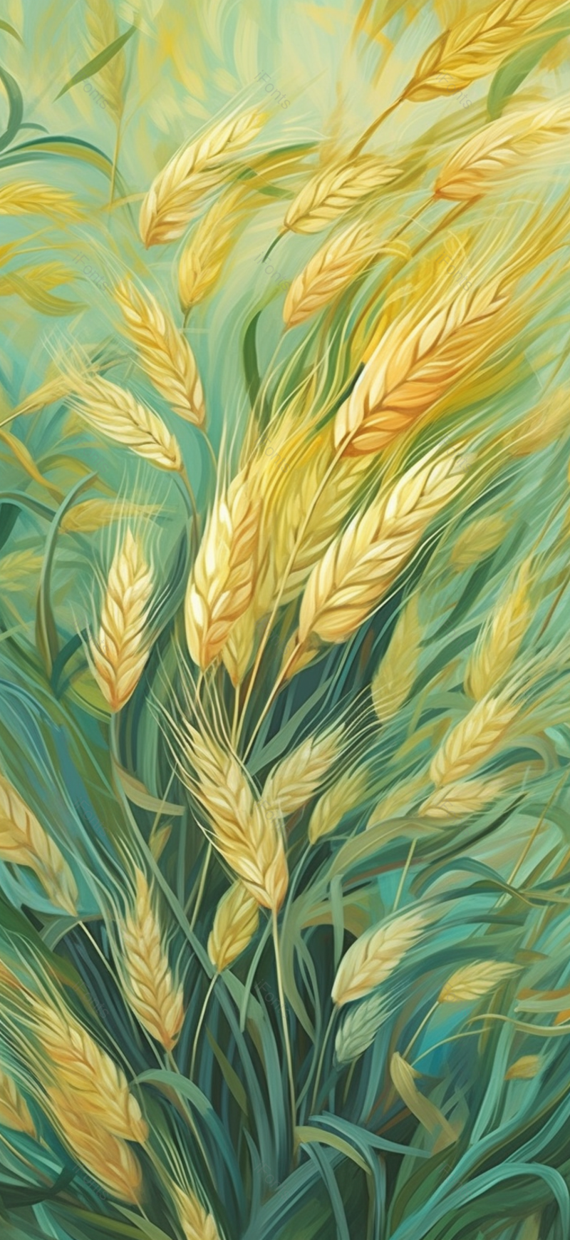 黄色麦穗二十四节气田园手绘播种收获背景,插画/手绘图,插画/手绘图库,插画/手绘图下载,插画/手绘